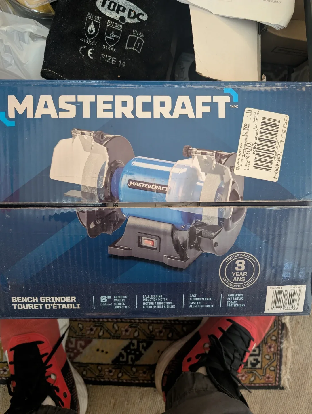 Mastercraft 6" Bench Grinder - New in Box