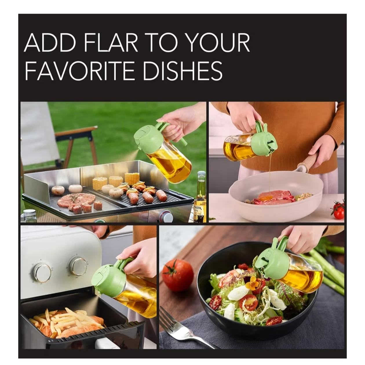 2pcs Multifunctional Oiler - Kitchen Good Helper - photo 5