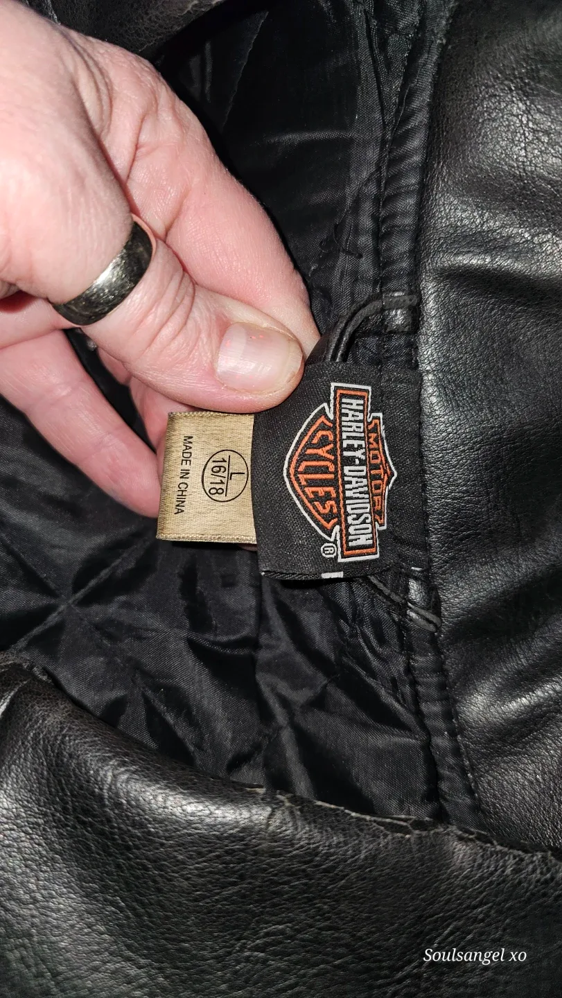 Harley-Davidson Leather Jacket - Size L (16/18) image indicator(3)