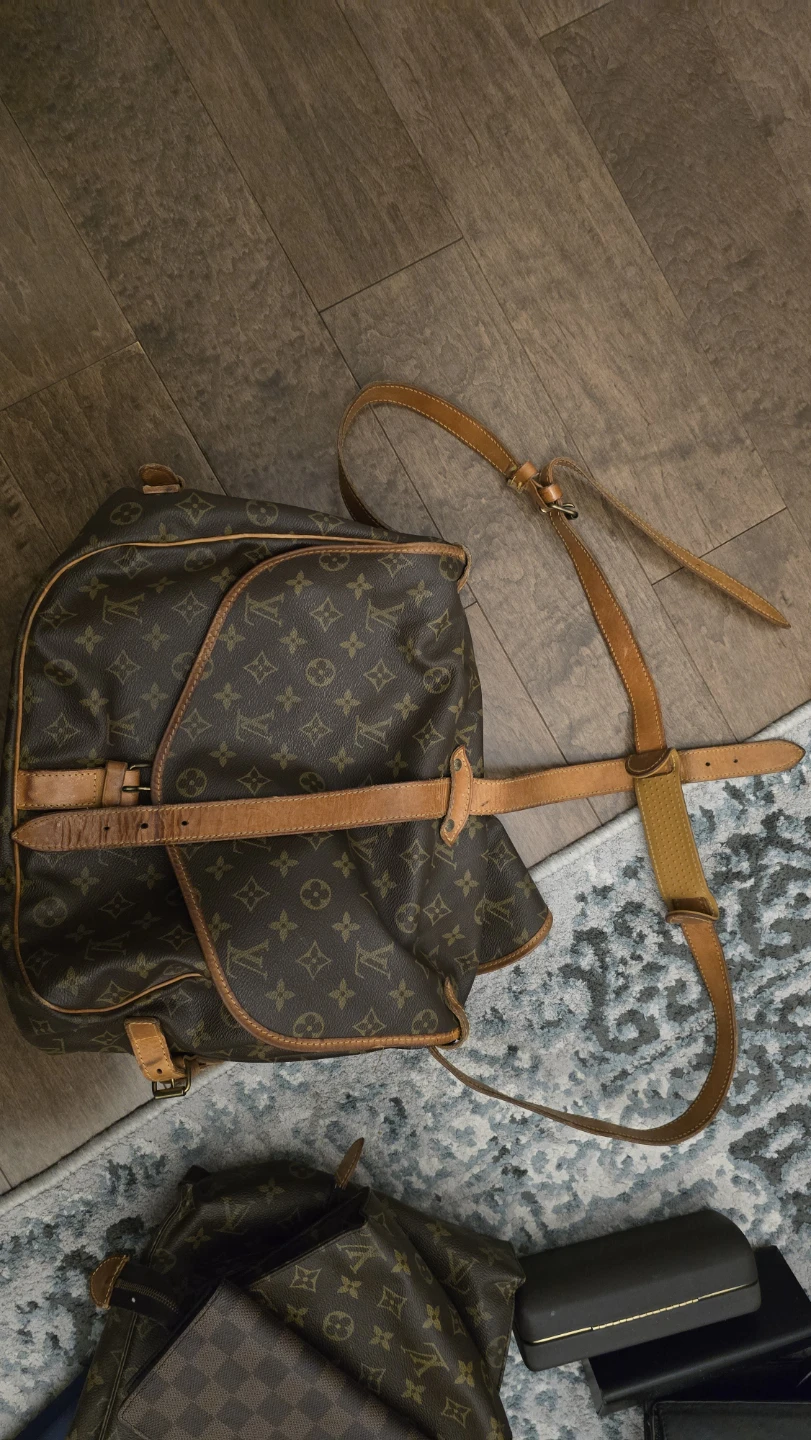 Louis Vuitton Monogram Saumur 35 Double Saddle Messenger Bag - photo 3