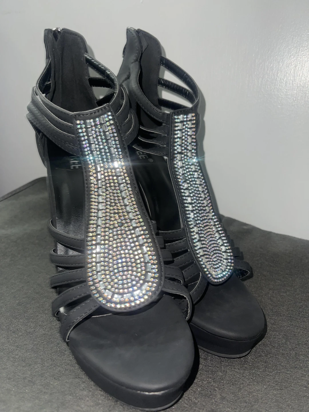 JustFab Black Heels Size 10