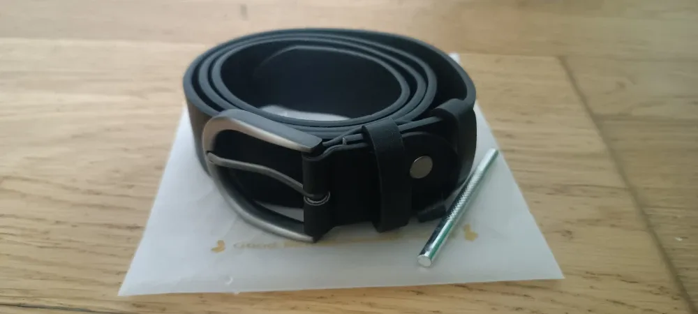 Black Leather Belt