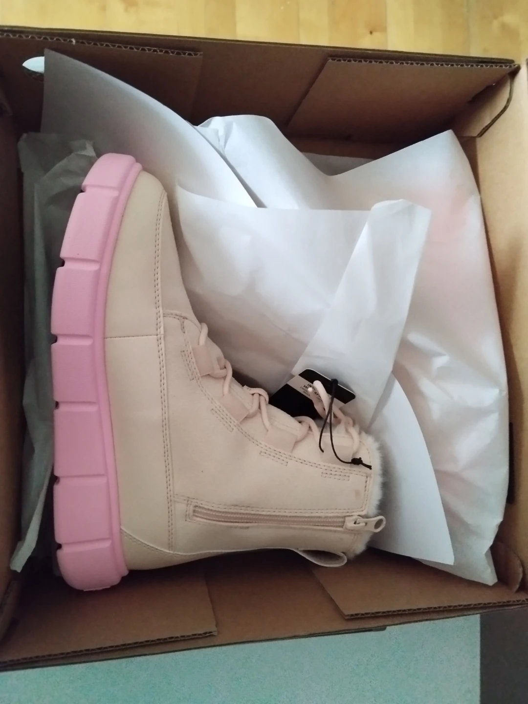 Brand New Sorel Girl's Brex Lace Boot - Pink size 5 for youth - photo 5