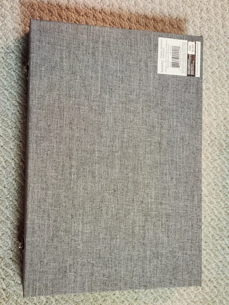 Jewelry Organizer with glass cover and grey fabric #Cleanout image indicator(6)