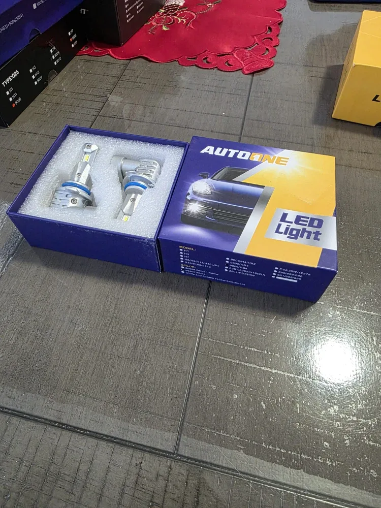 AUTOONE 9006/HB4 LED Headlight Bulbs image indicator(7)