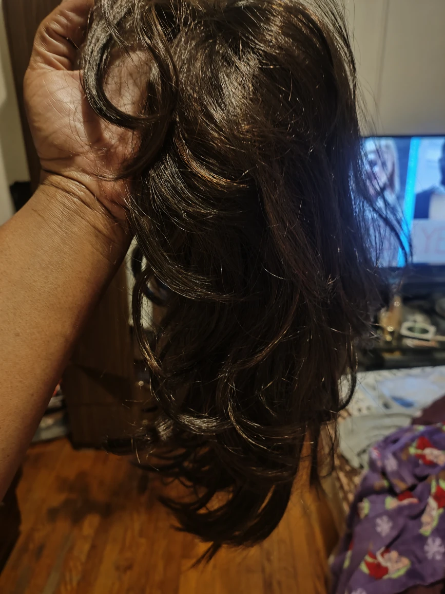 #Cleanout Brown Curly full head Wig - photo 2