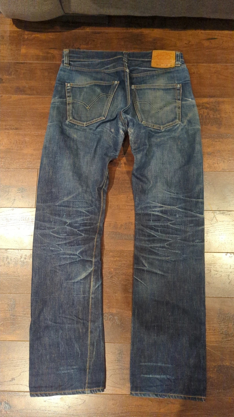 Vintage big E selvedge Levi's jeans - photo 2