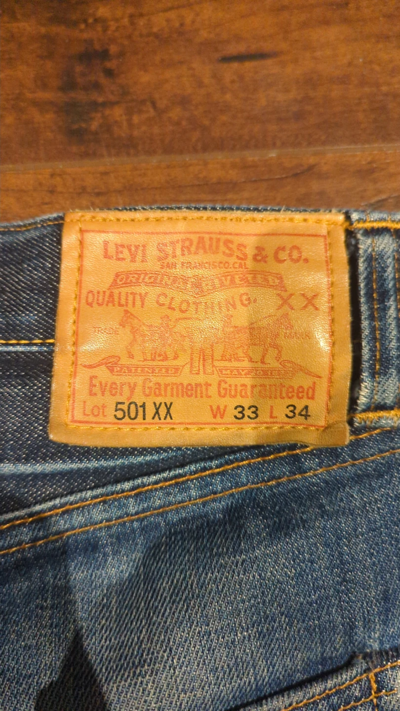 Vintage big E selvedge Levi's jeans - photo 4
