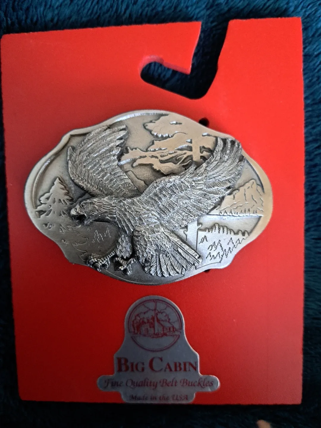 Big Cabin Eagle Belt Buckle - New