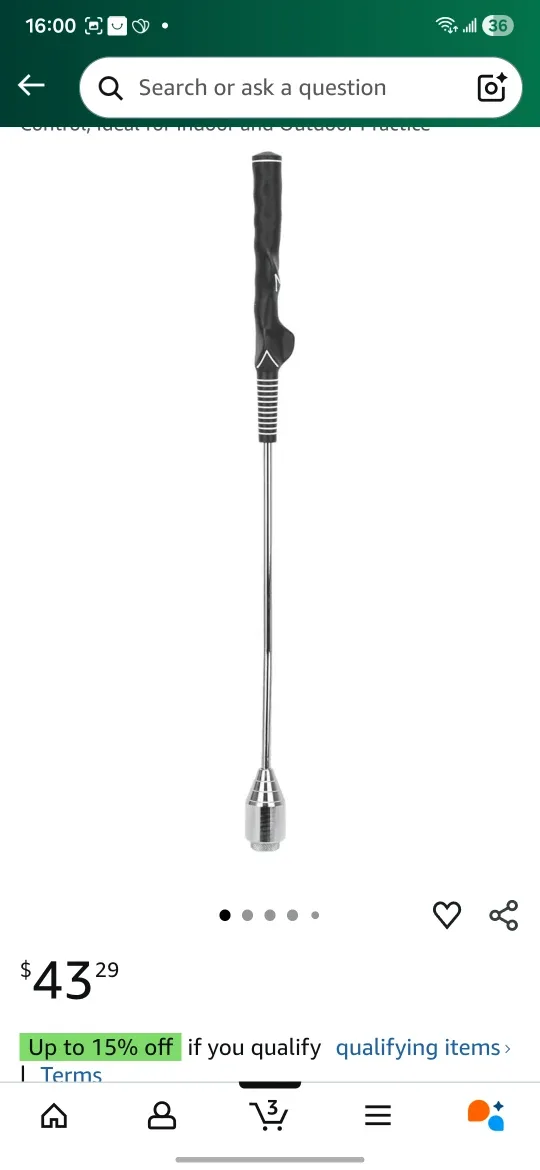 QWUUYEC Golf Swing Training Stick image indicator(6)