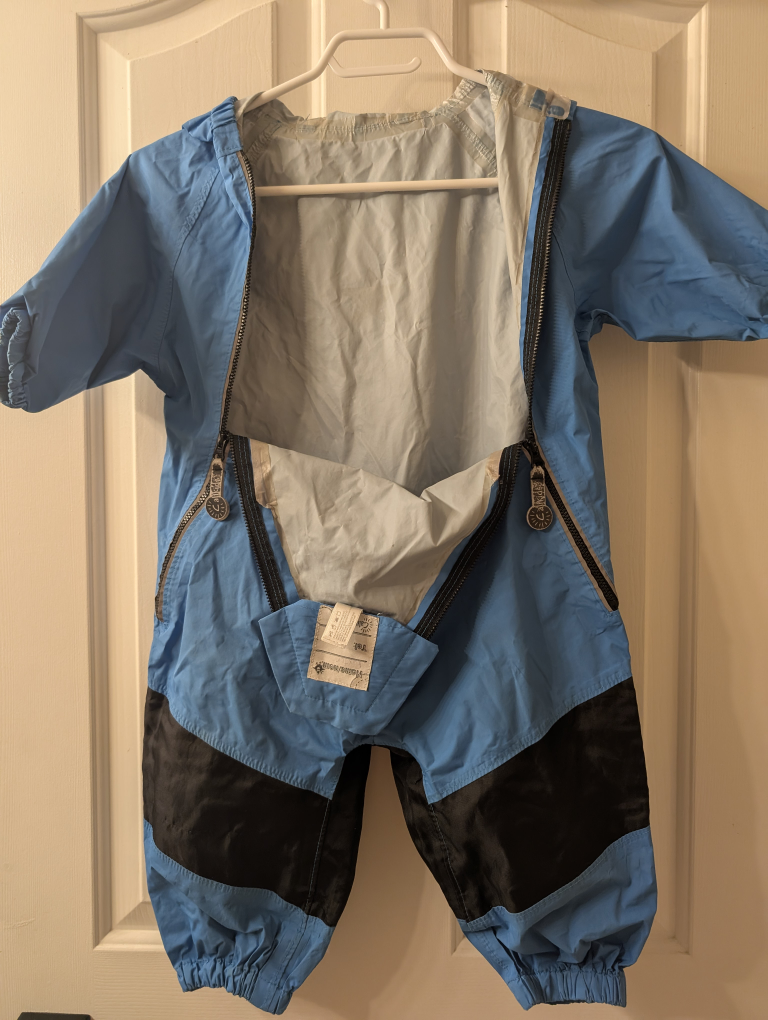 Callikids 18M Blue & Black Rain Suit - photo 3