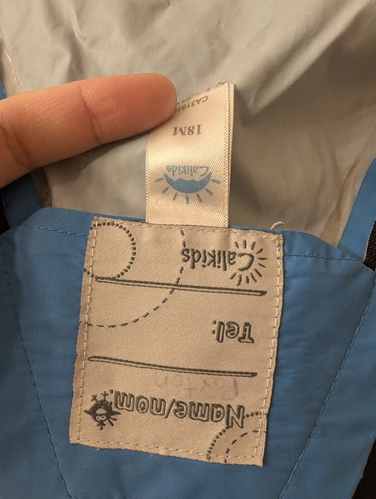 Callikids 18M Blue & Black Rain Suit - photo 4
