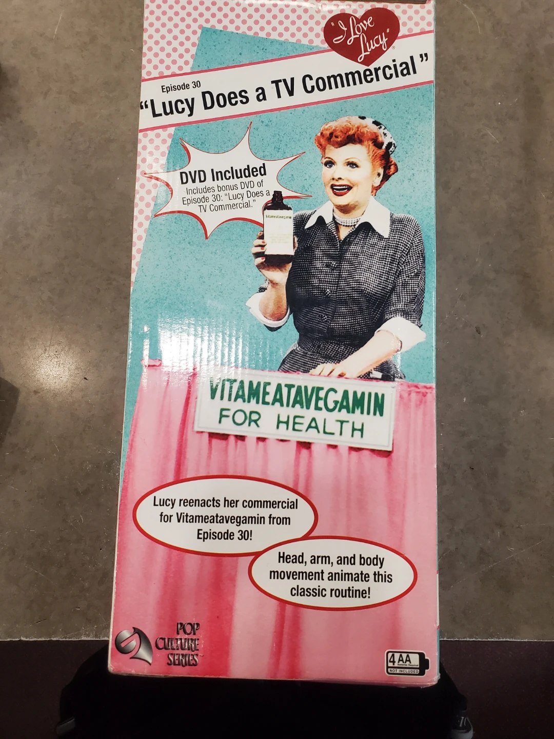 I Love Lucy "Lucy Does a TV Commercial" Animated Figure - photo 2