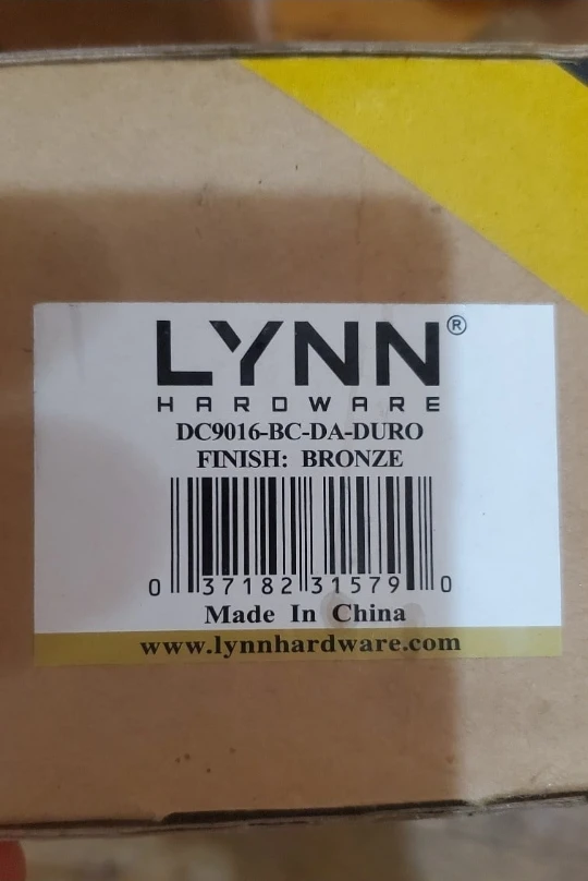 LYNN Hardware DC9016-BC-DA-DURO Bronze Door Closer - photo 4