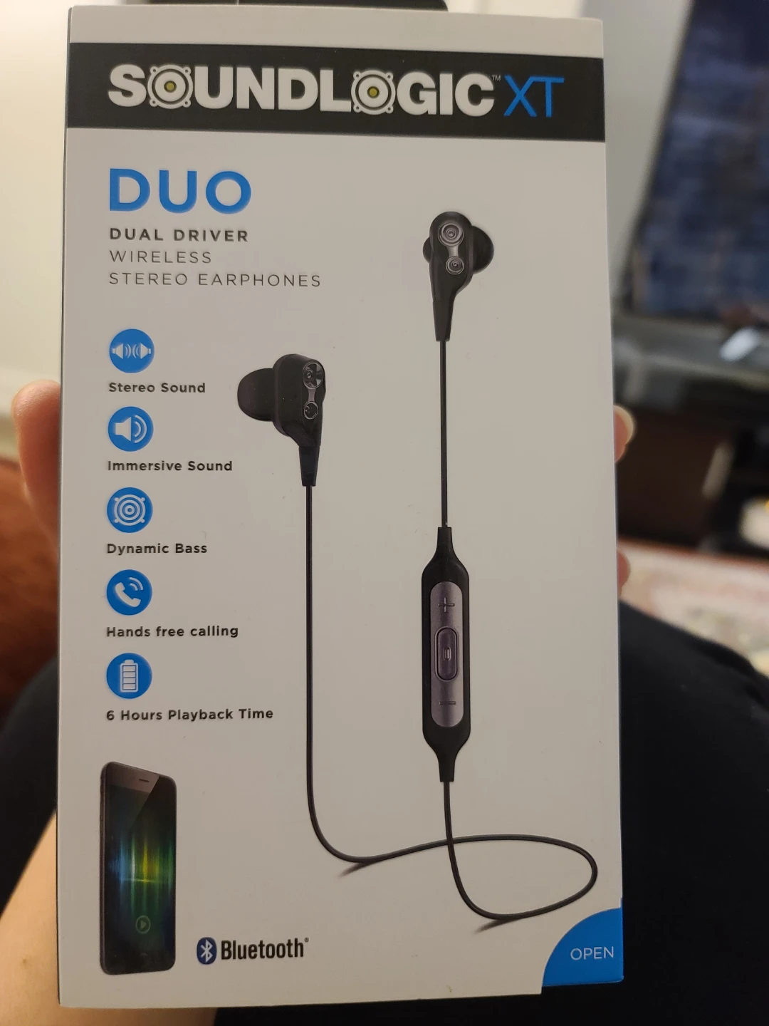 Soundlogic XT Duo Wireless Stereo Earphones - New
