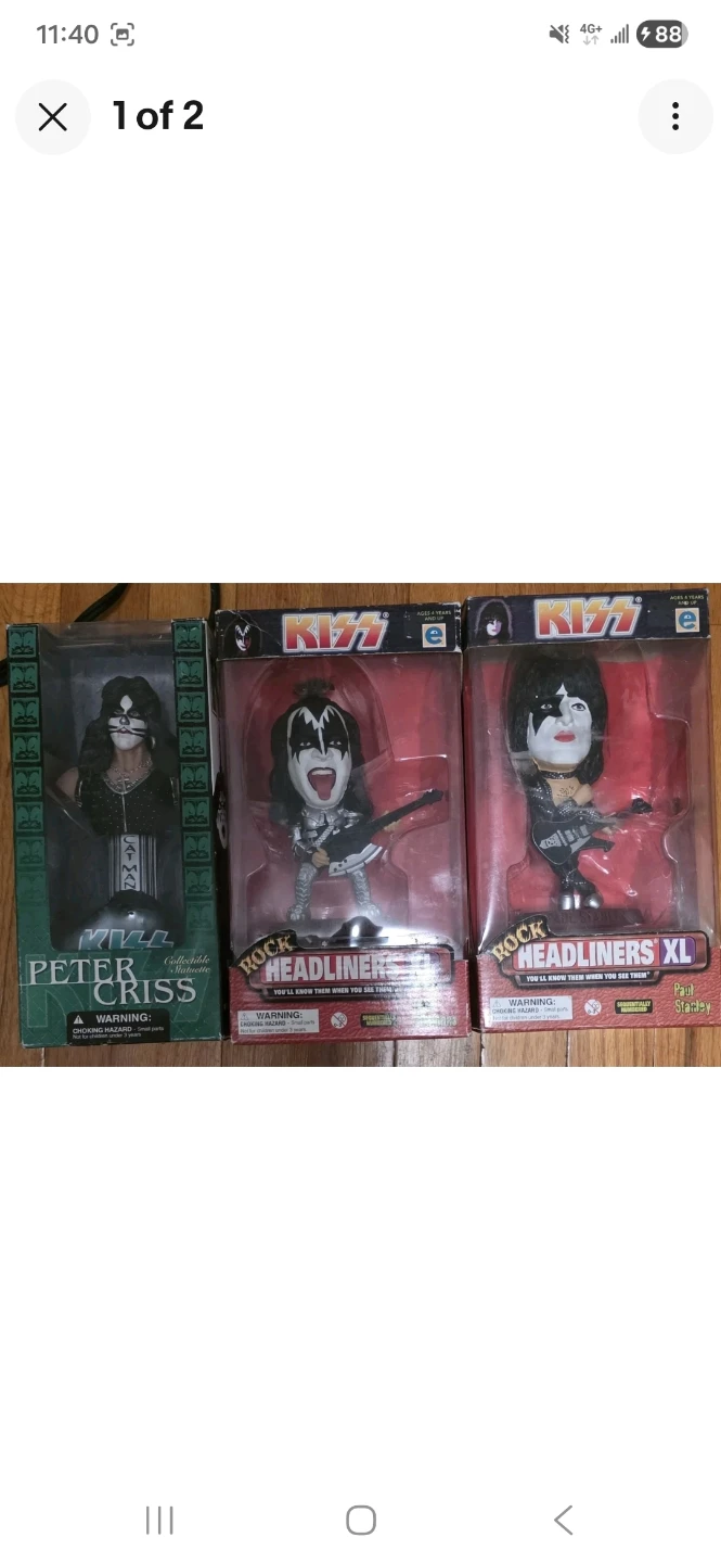 KISS Rock Headliners XL Bobbleheads