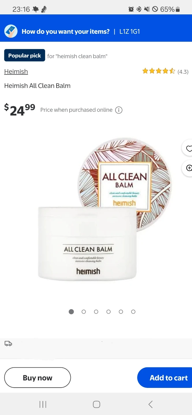 K Beauty Heimish All Clean Balm Sample