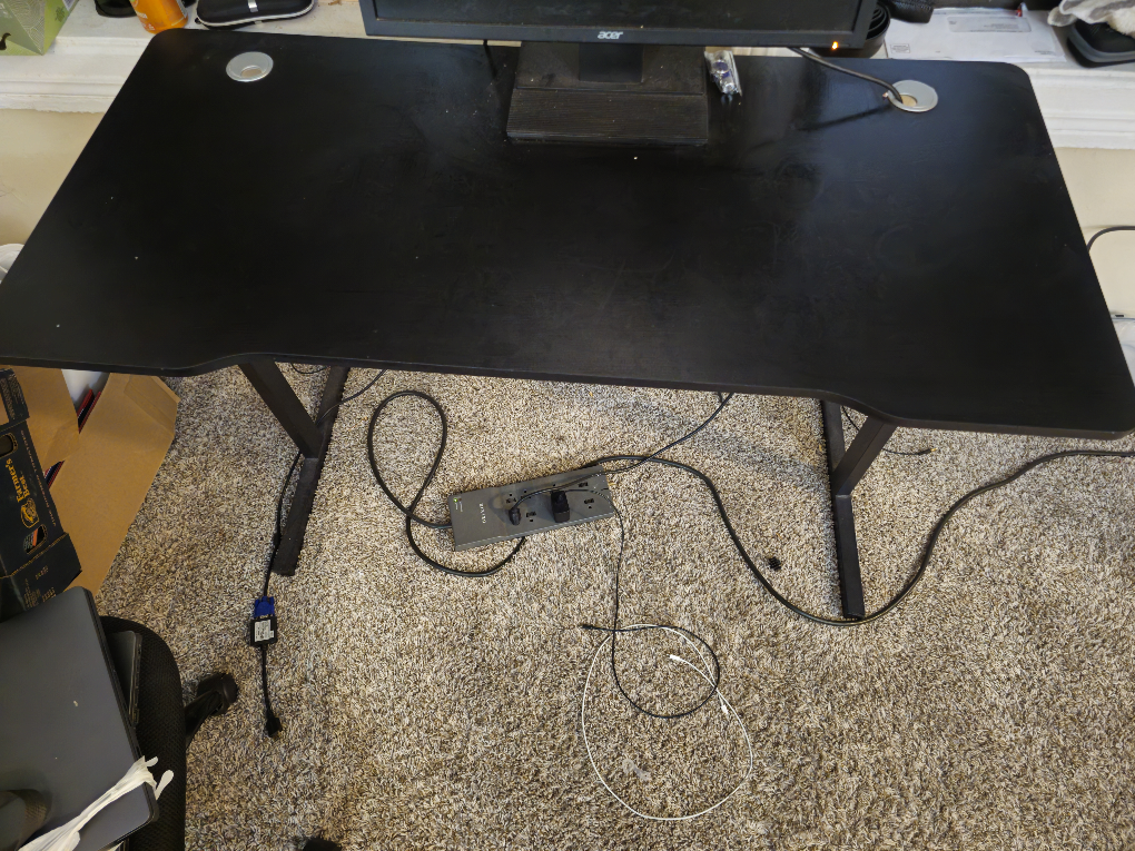 Black Study Desk