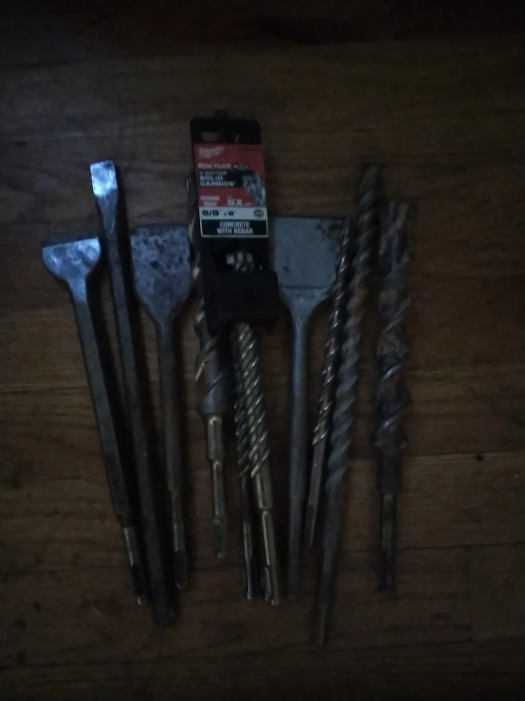 Milwaukee SDS-PLUS 5/8" x 6" Drill Bit Set