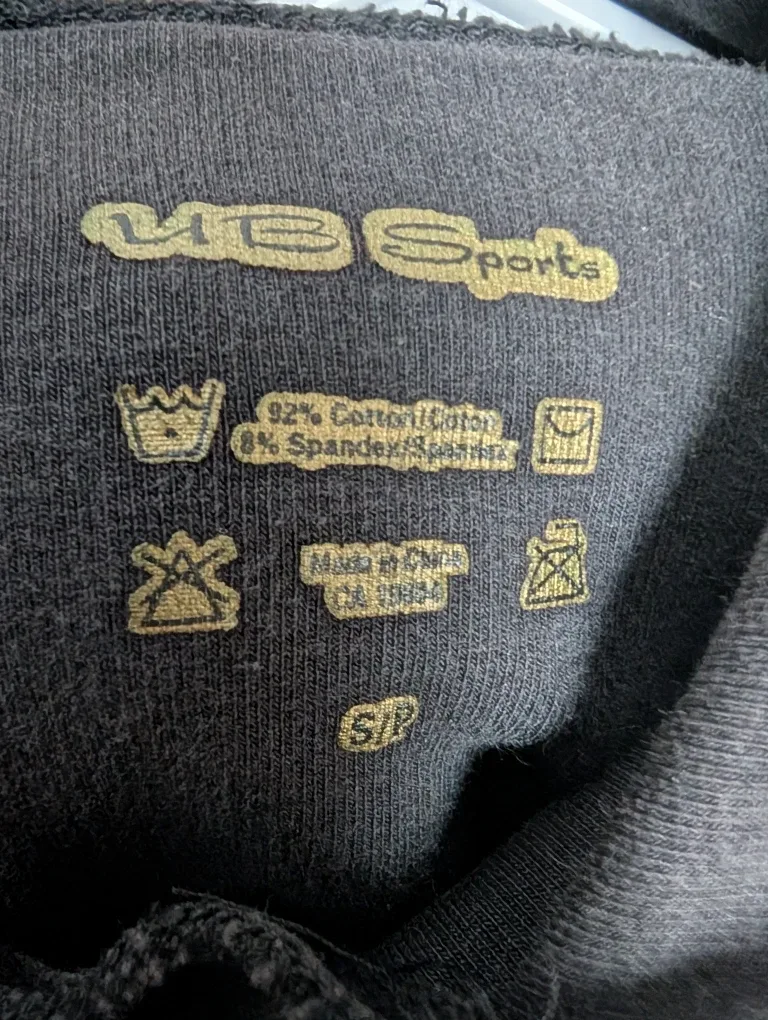 UB Sports Black Hoodie Size S/P #Cleanout image indicator(4)