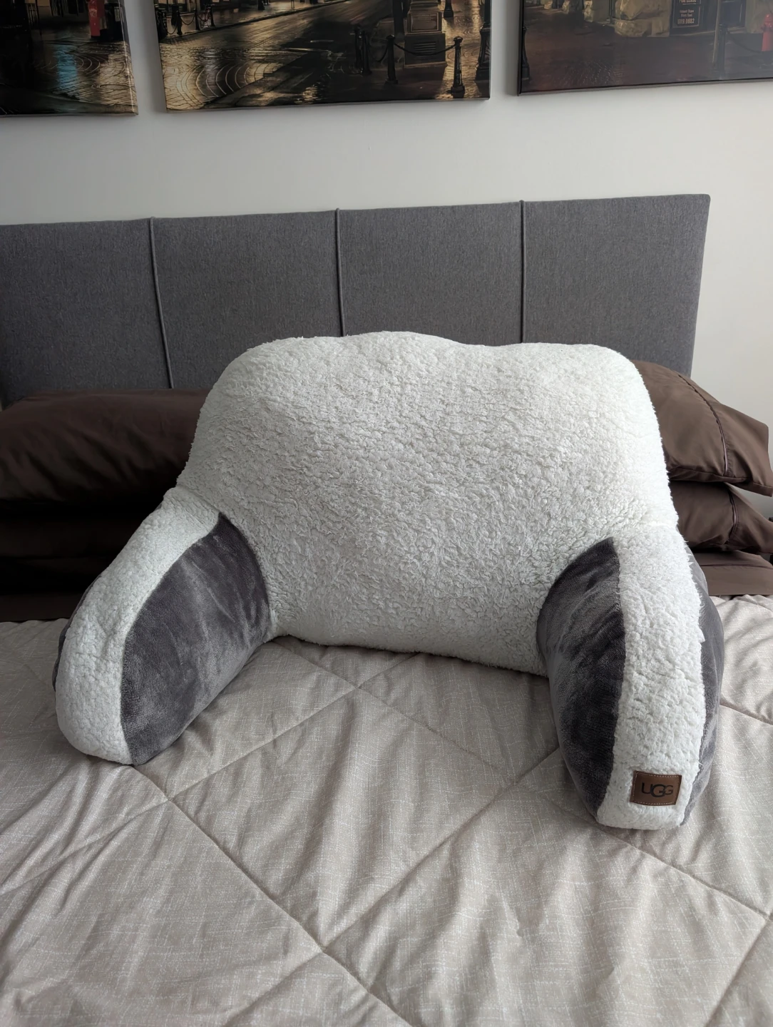 UGG Sherpa & Microplush Bedrest/Backrest Pillow