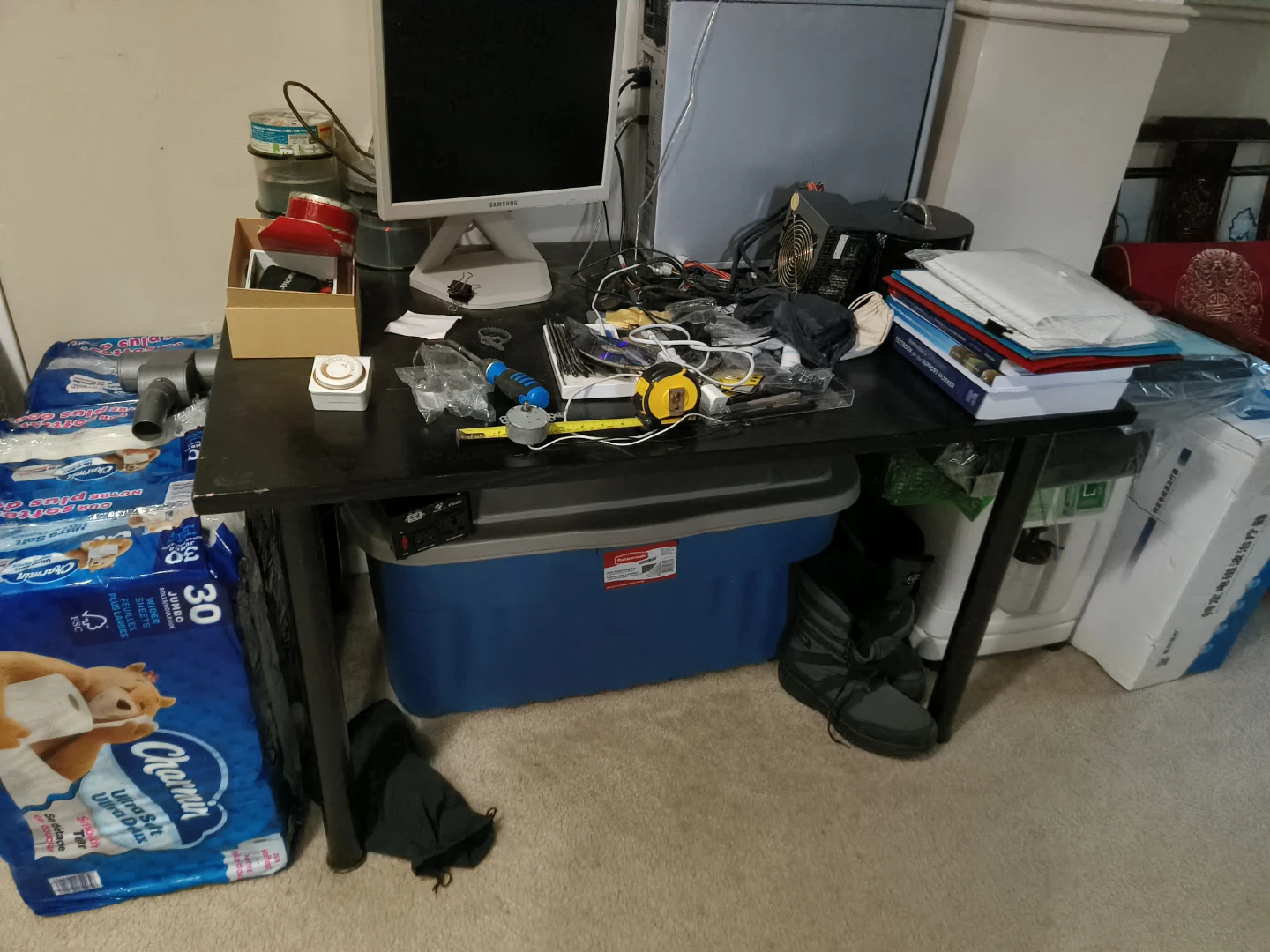 Desk IKEA black