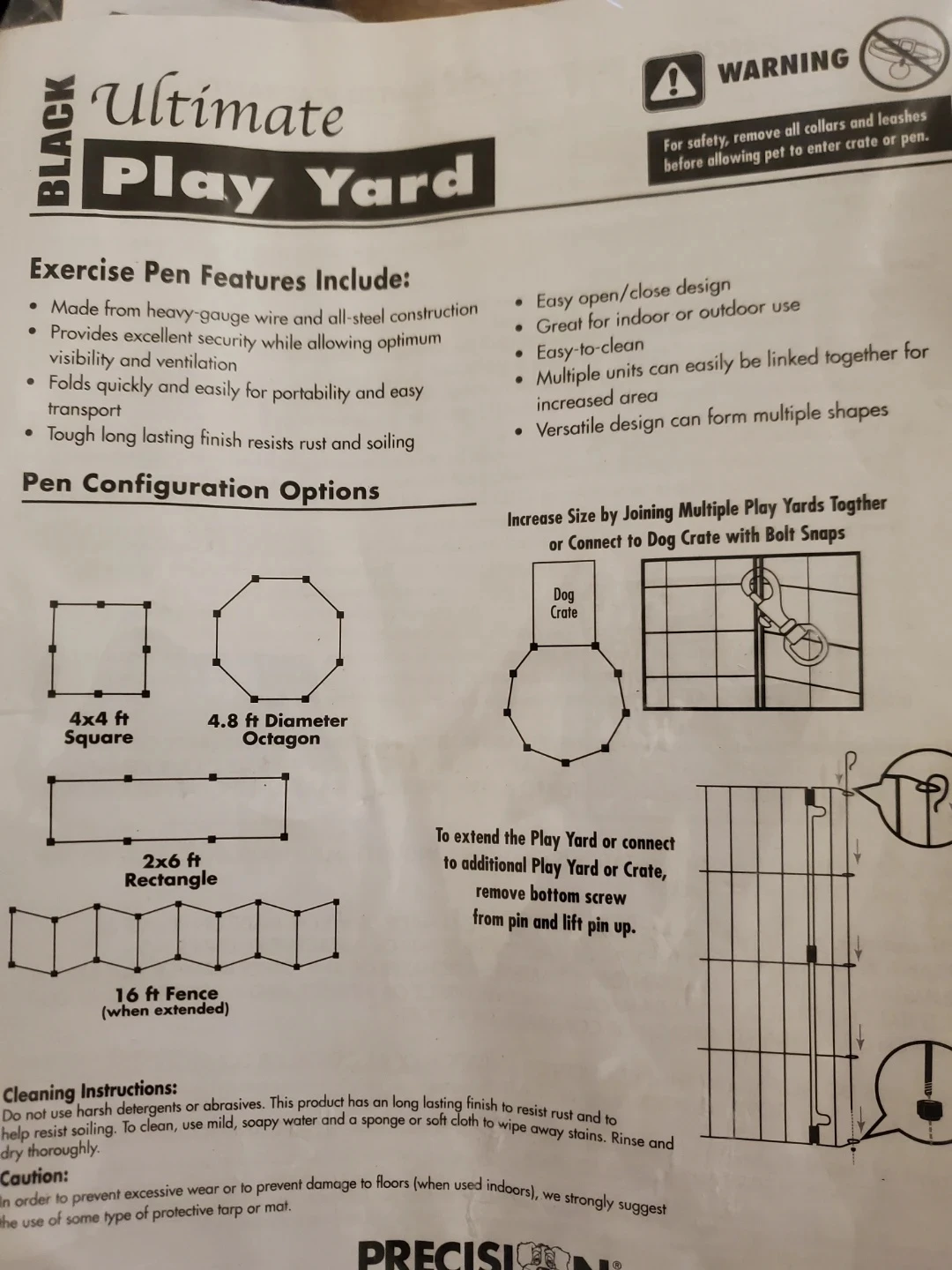 Precision Pet Play Pen - photo 4