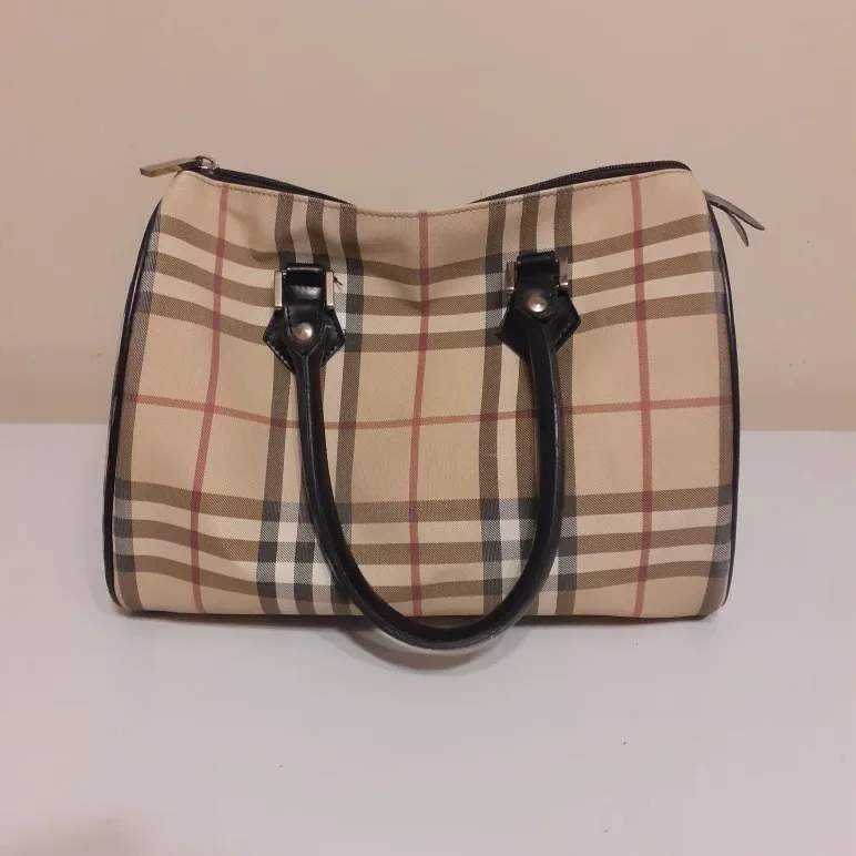 Burberry Plaid Handbag