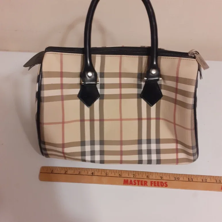 Burberry Plaid Handbag image indicator(2)