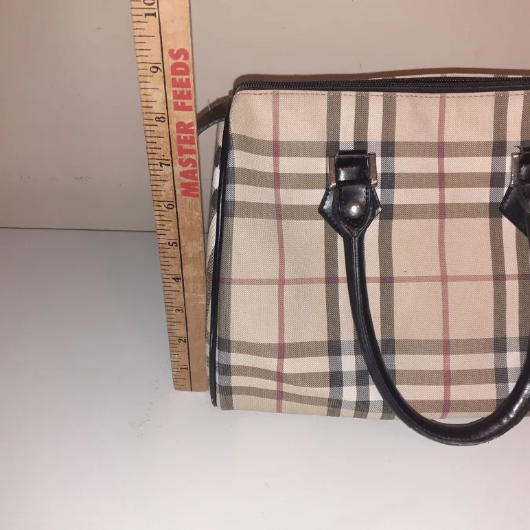 Burberry Plaid Handbag image indicator(3)