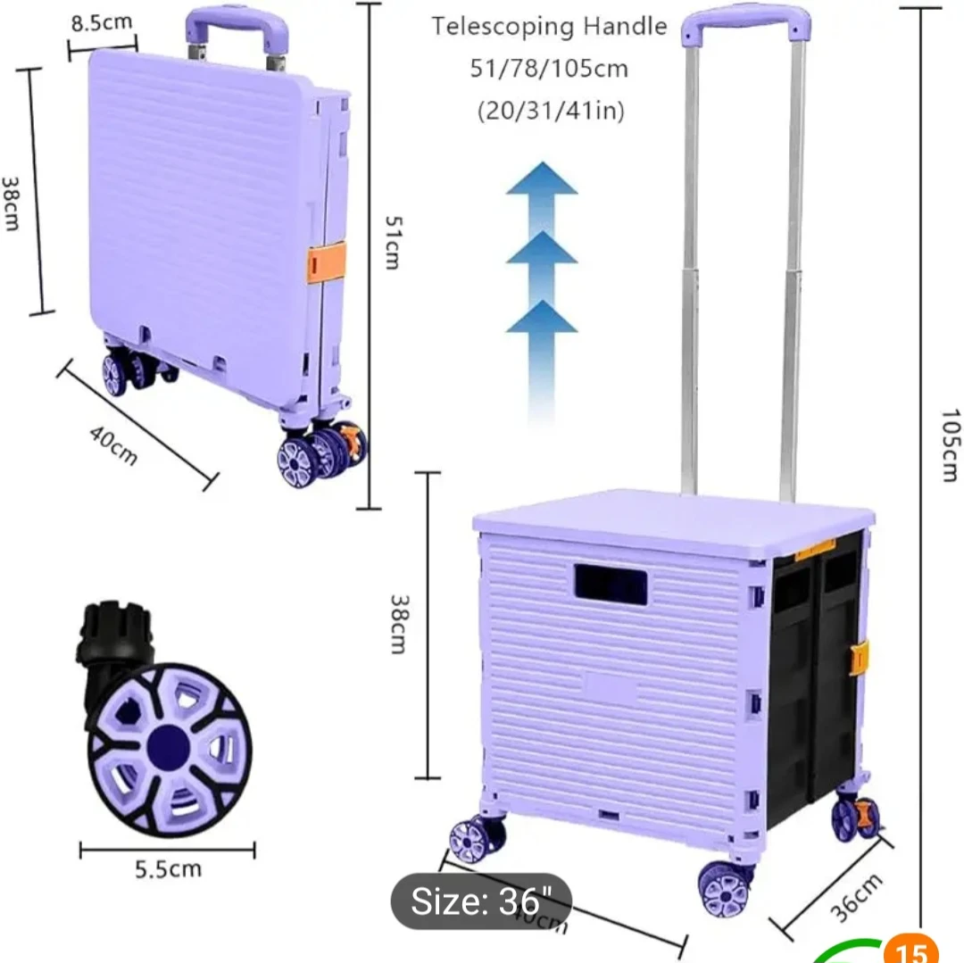 Rolling Utility Cart - 36 inch - photo 3