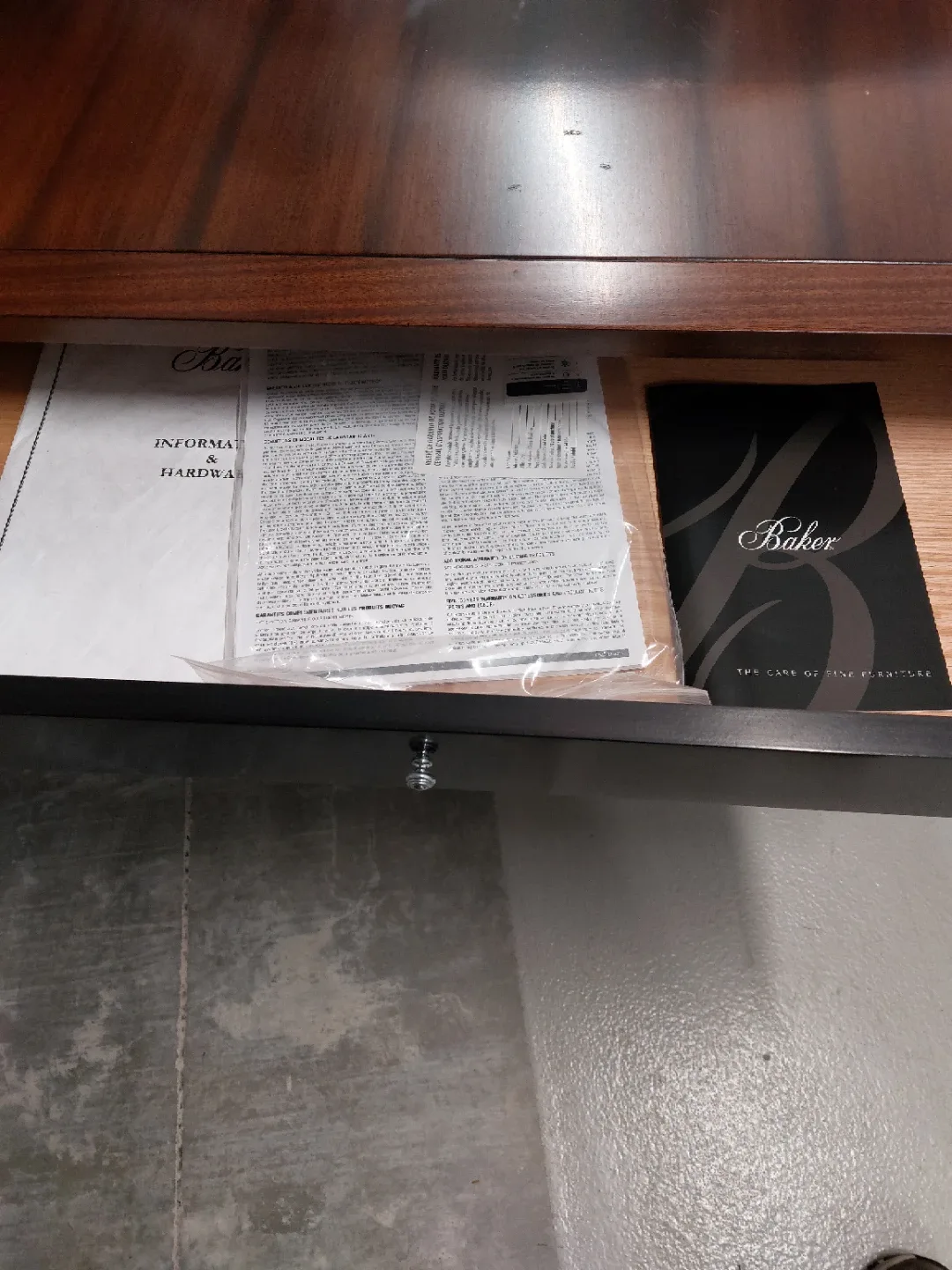 Baker Furniture Mahogany Coffee Table