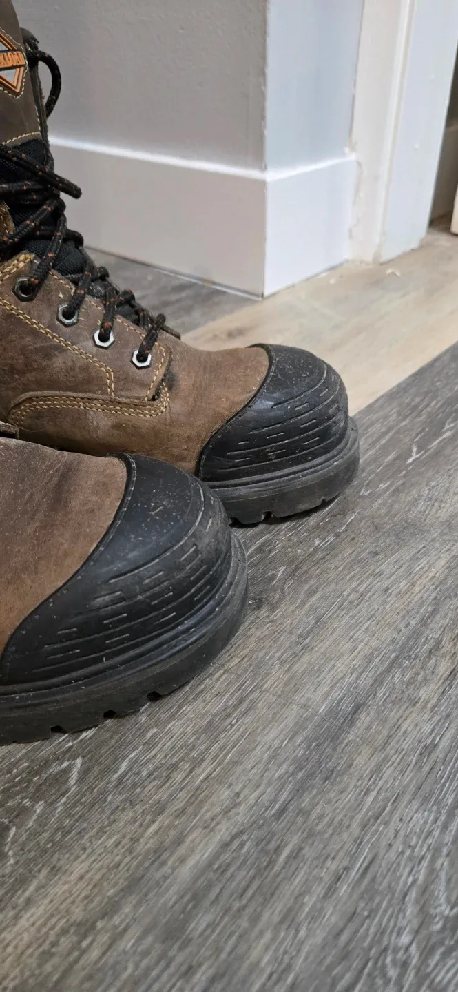 Workload Brown Leather Work Boots - Size 8 image indicator(3)