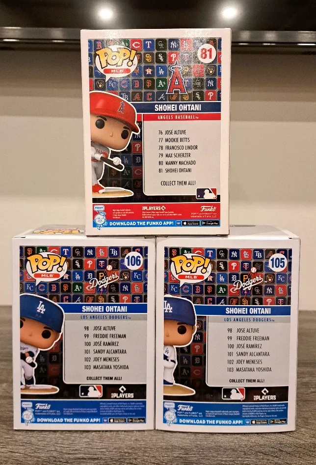⚾️ Shohei Ohtani ⚾️ LA Angels | LA Dodgers | Funko Pop #CleanOut image indicator(3)