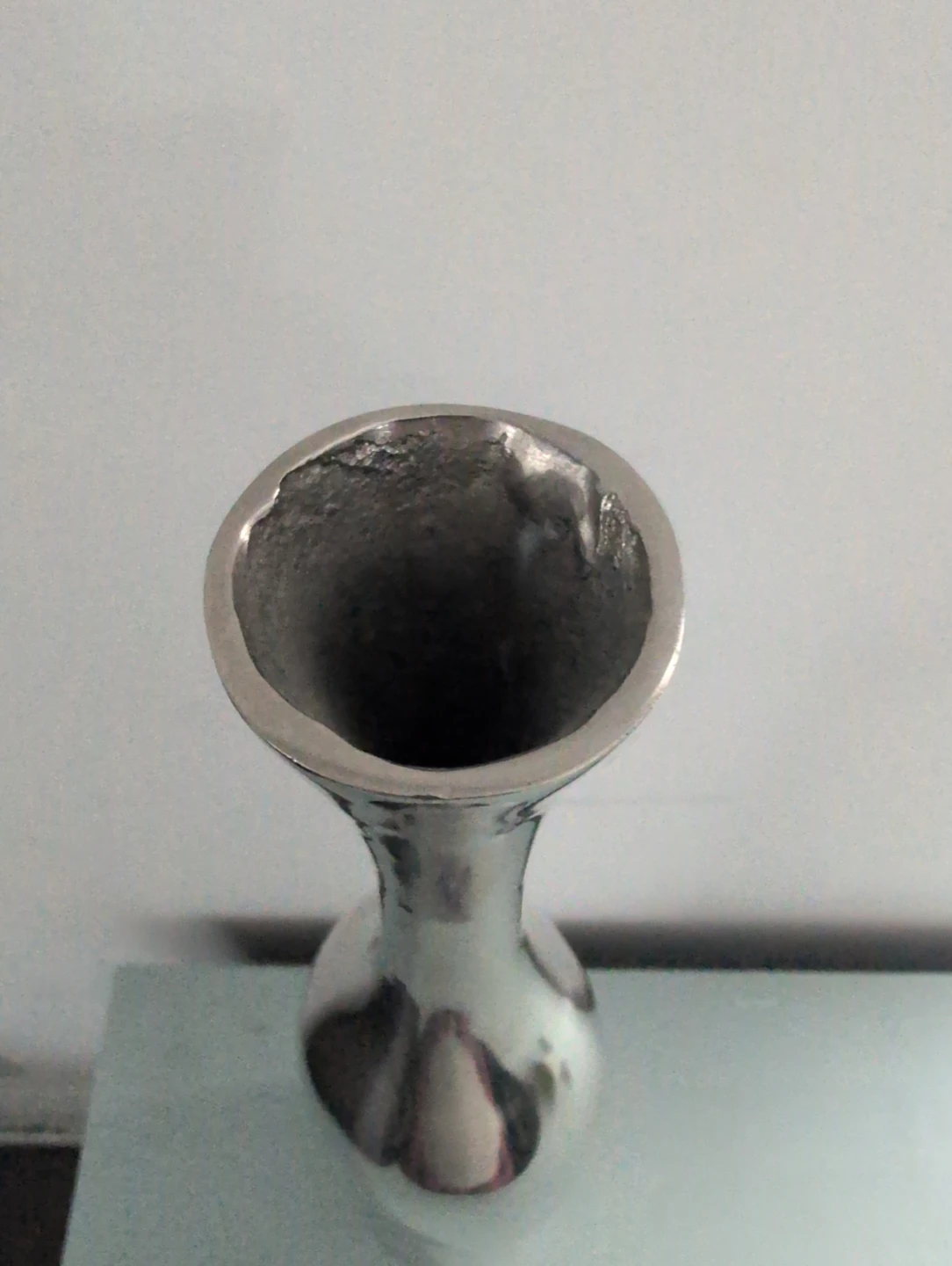 Silver Metal Vase - photo 2