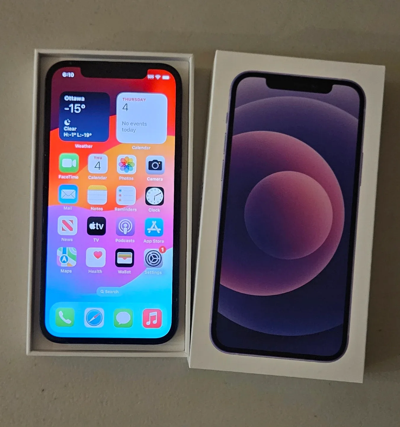 Like New Apple iPhone 12 Mini - Black image indicator(2)