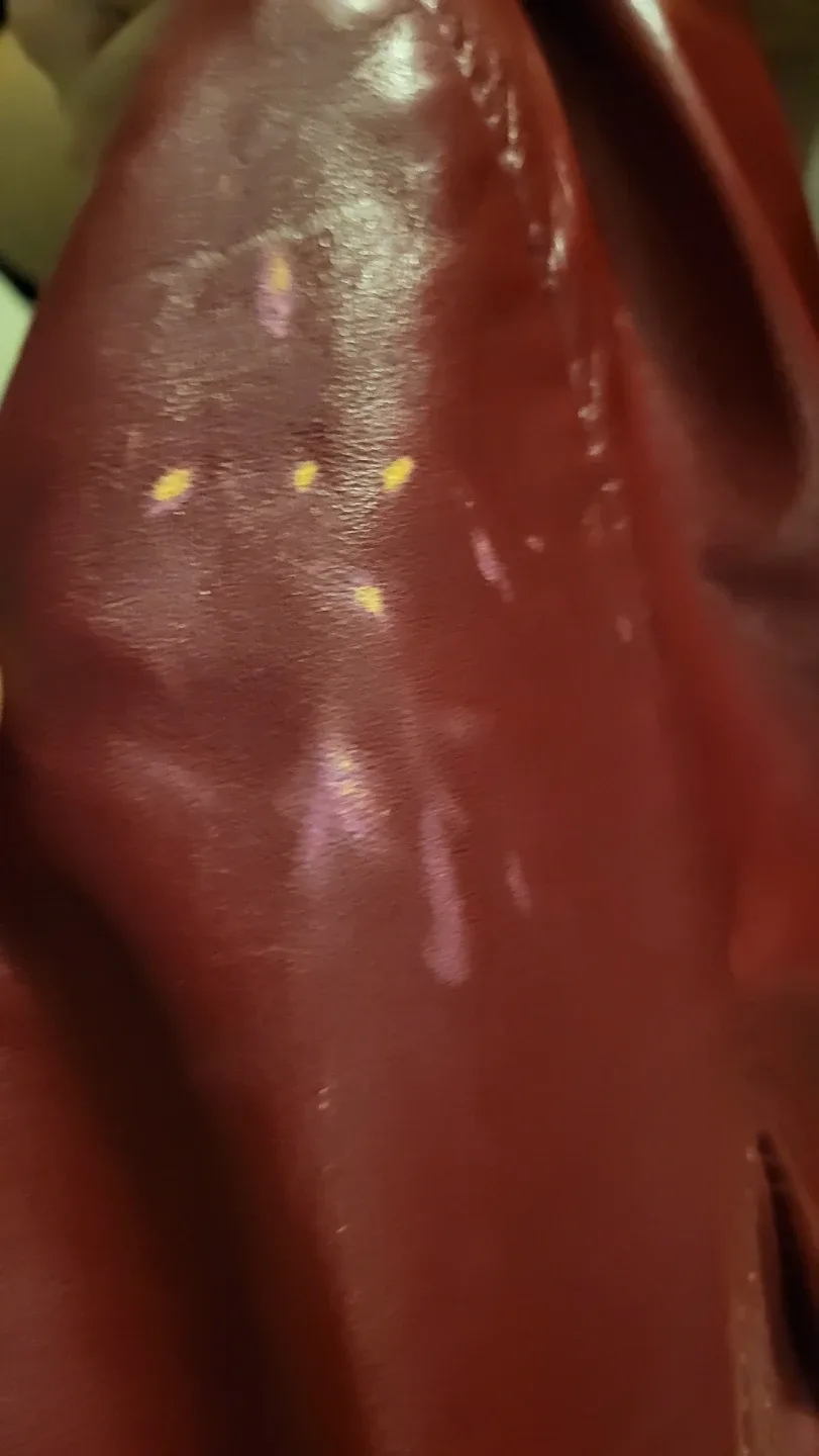 Leather Attic Red Leather Coat Size 7/8 image indicator(8)