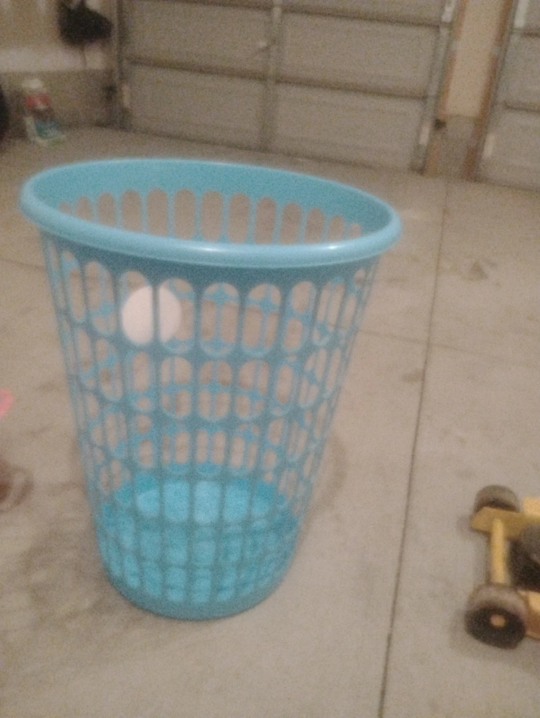 Laundry Basket and Small Bucket