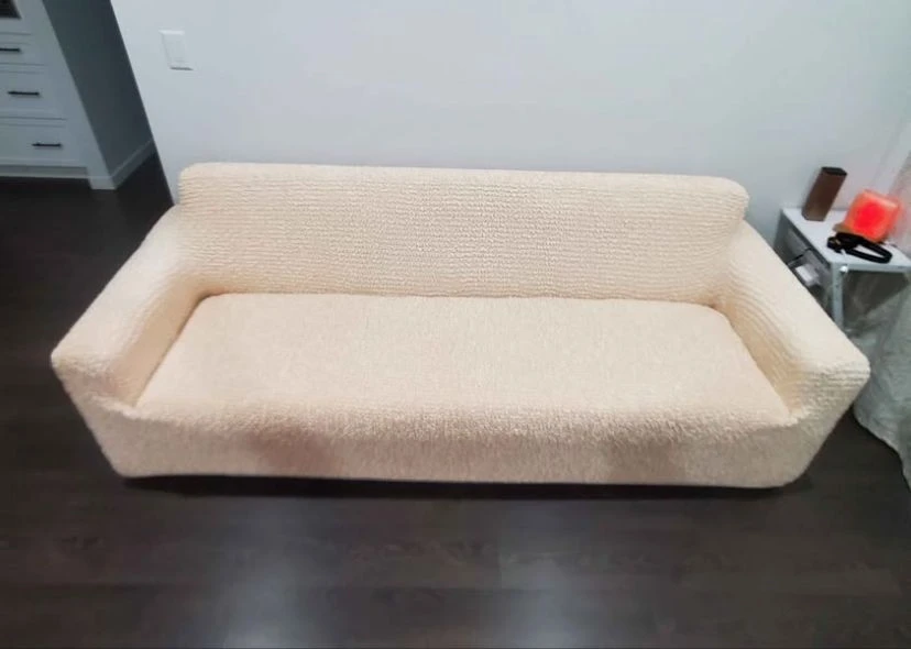 White Sofa / 3-4 Seater Sofa - photo 5
