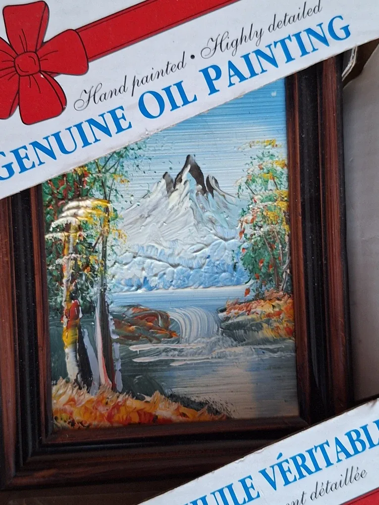 Six Genuine Oil Painting - Hand Painted  In original boxes image indicator(7)