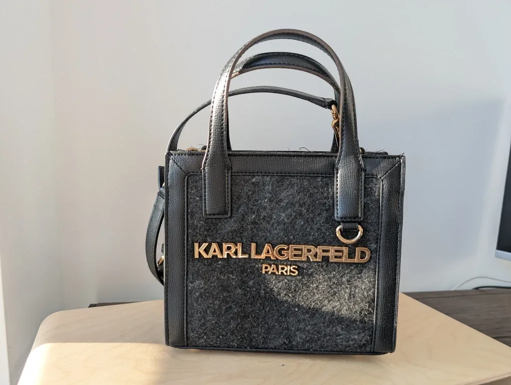 Karl Lagerfeld Paris Black Tote Bag