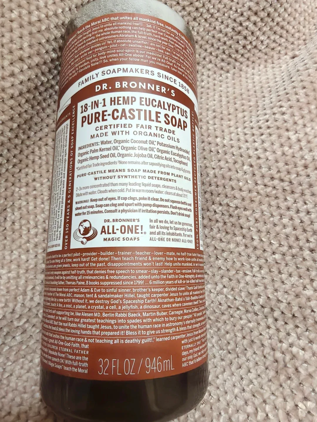 Dr. Bronner's 32oz Pure-Castile Soap #cleanout image indicator(3)