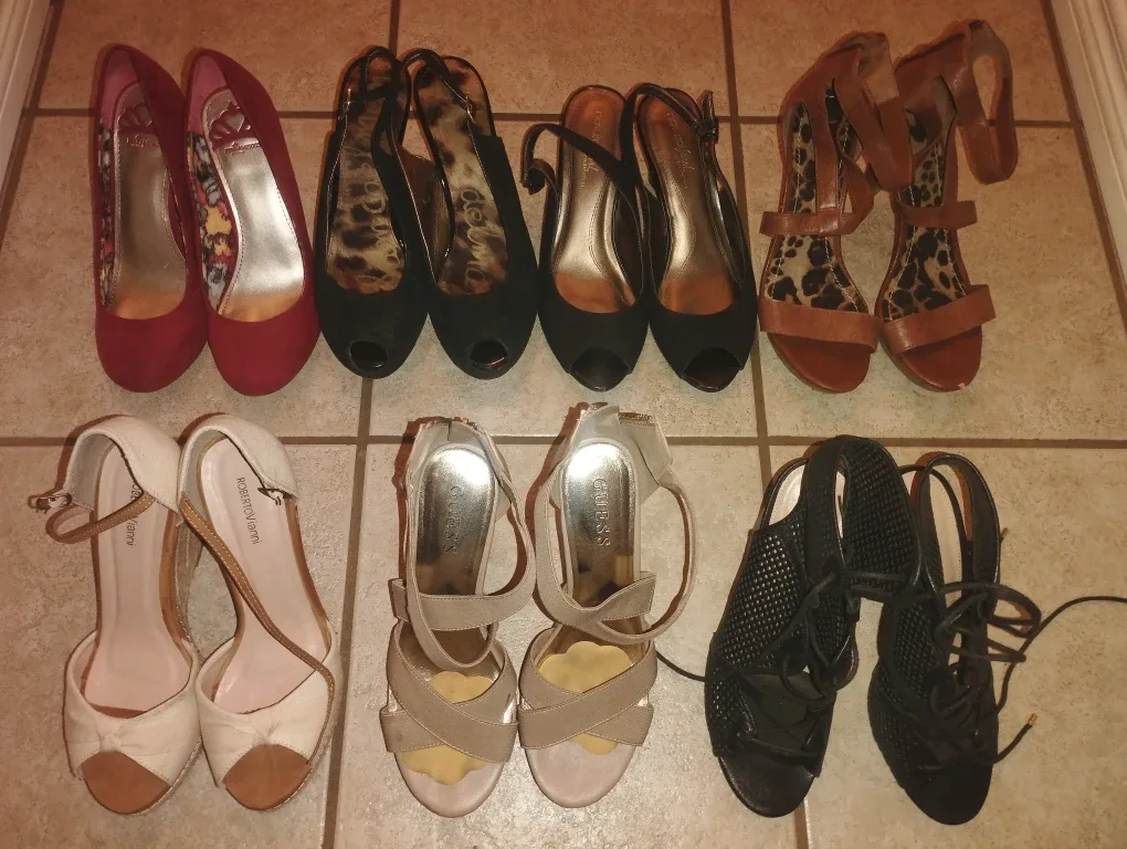 Women's Heels Collection, size 7.5