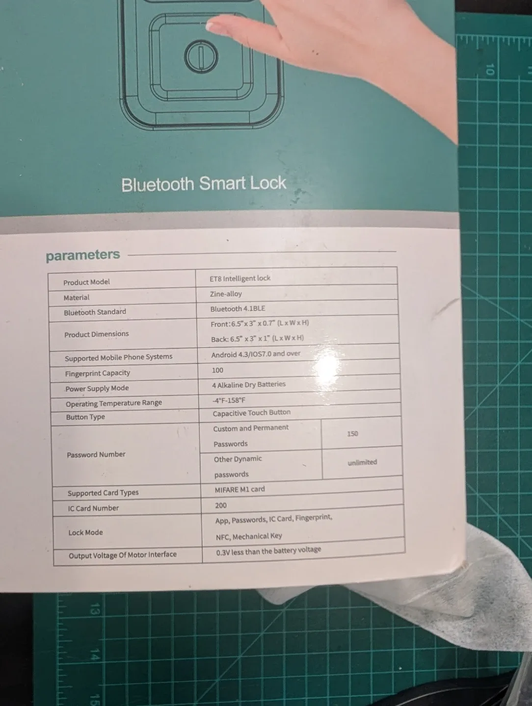 New Smart Deadbolt - Advanced Intelligent Door Lock #Cleanout image indicator(4)