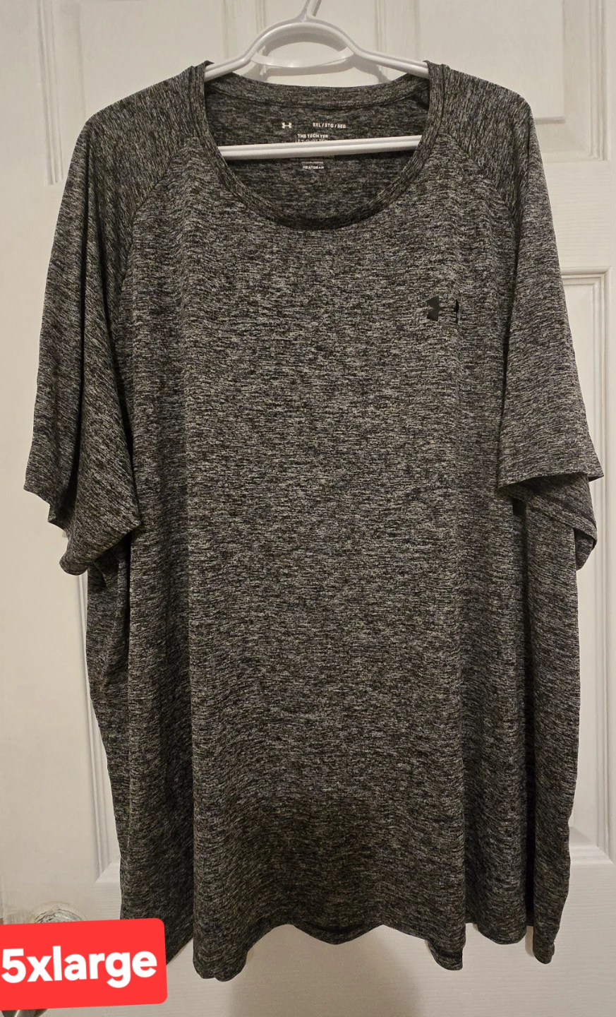 #cleanout-Under Armour 5XL Gray Tech Tee - HeatGear
