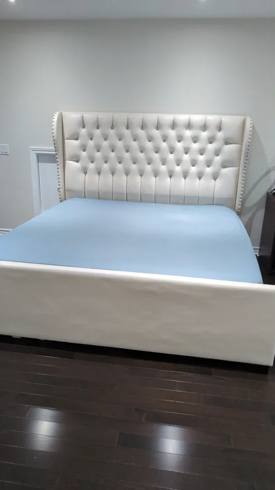 california King Size Bed Frame plus boxes plus mattress