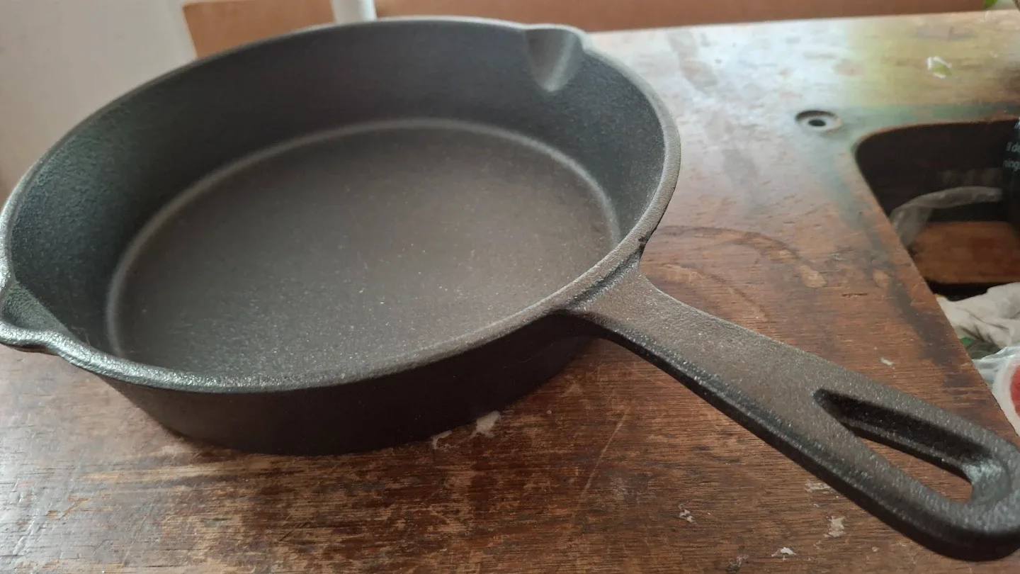 8" Cast Iron Skillet - Black #cleanout
