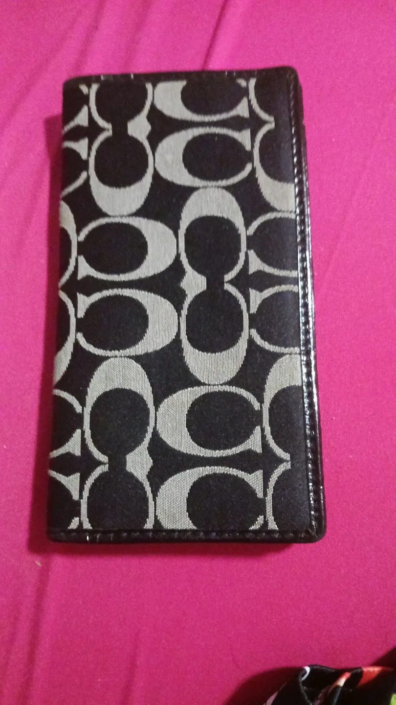 Coach Black Wallet/Billfold