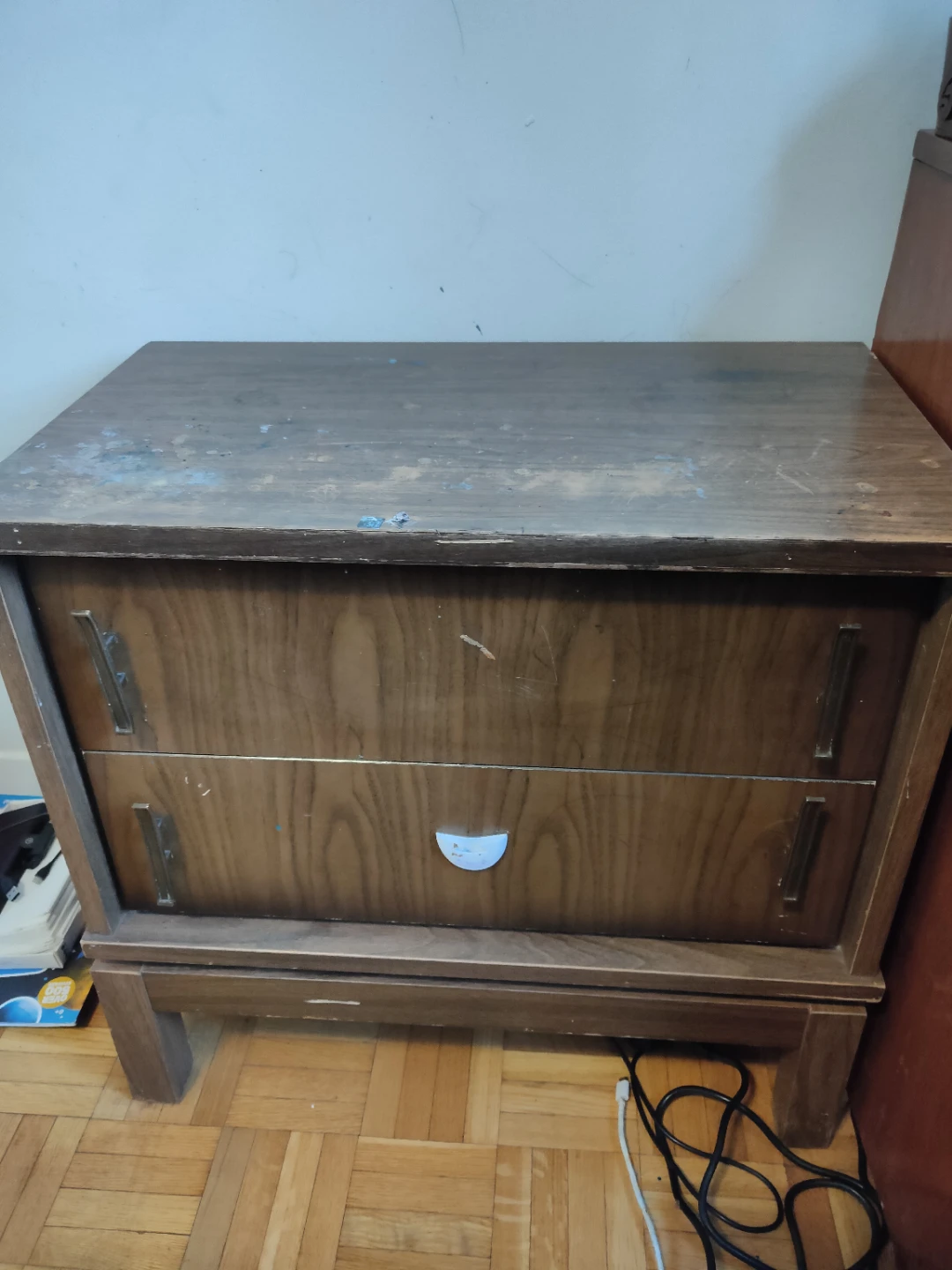 Wooden 2-Drawer Nightstand - photo 2