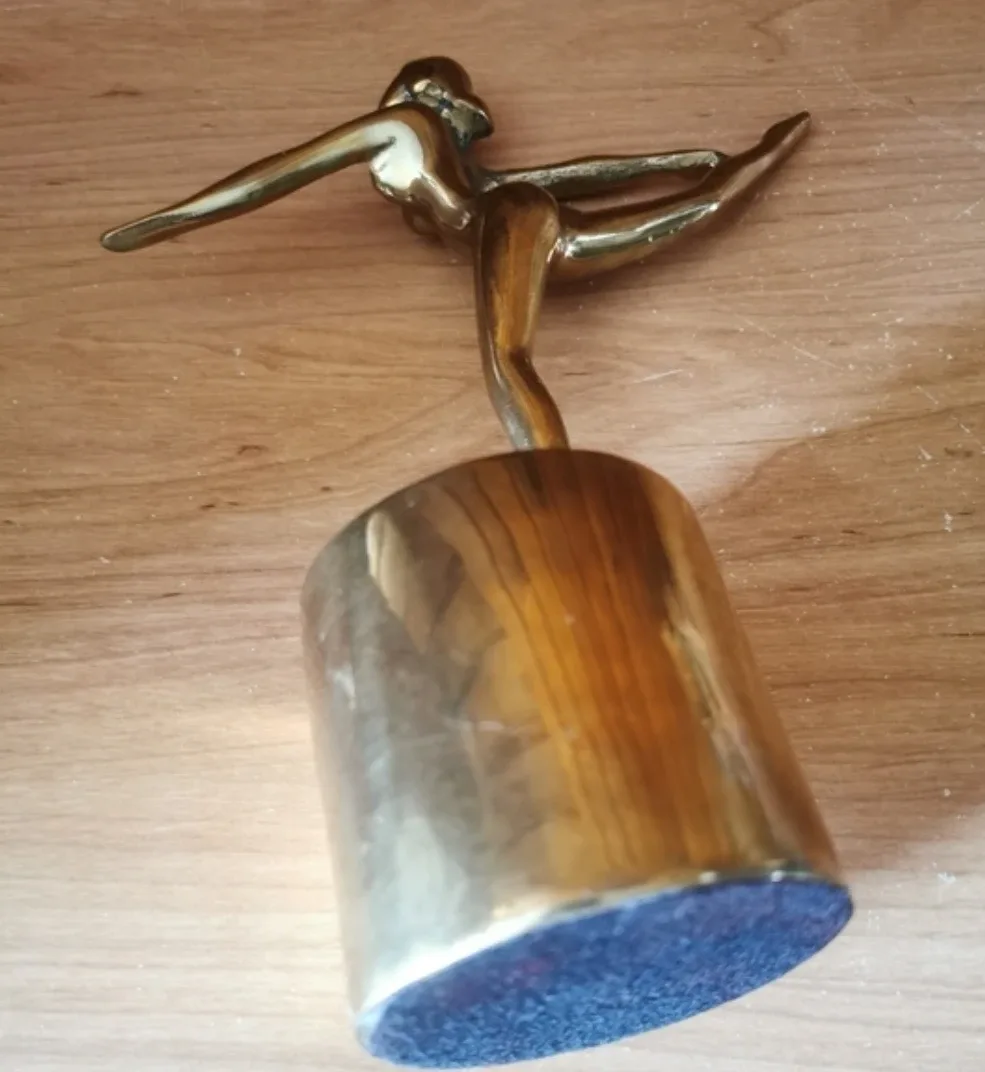 Vintage Brass Ballerina Sculpture image indicator(6)